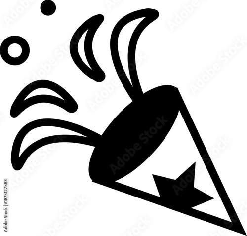 symbol, icon, vector, illustration, button, design, sign, shape, decoration, christmas, web, stars, element, logo, confetti, firecracker, event, party, festival, anniversary, party popper, pop, celebr