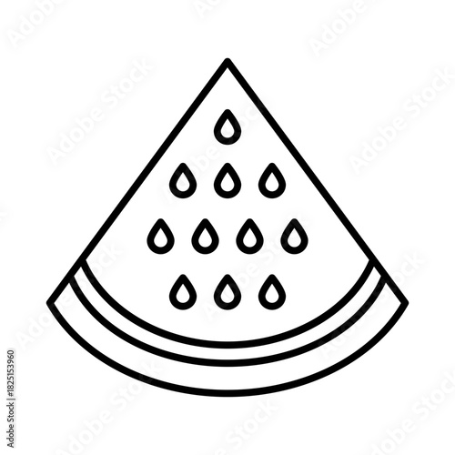 watermelon slice icon