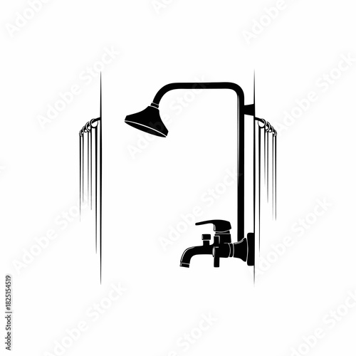 shower vector