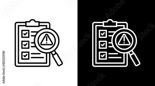 Risk Assessment With Icon Set Design