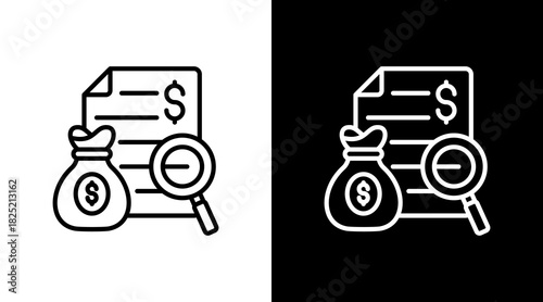 Budget Tracking With Icon Set Design