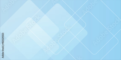Blue Abstract Geometric Background With Overlapping Diamond Shapes for Modern Design