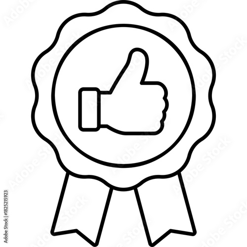 Line Art Best Choice Icon