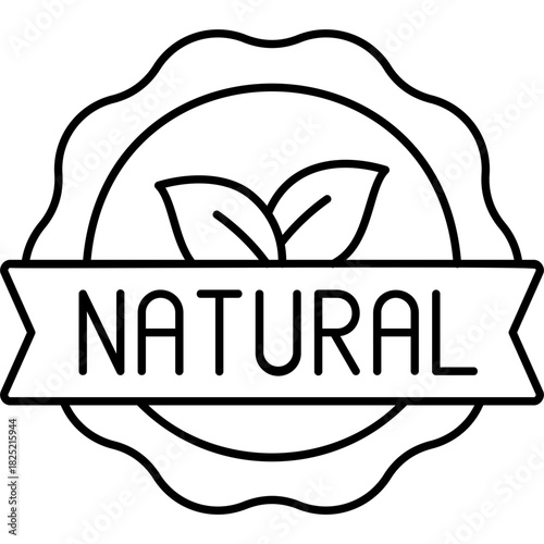 Line Art Natural Product Icon