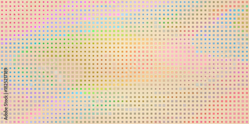 Abstract geometric background with tiles. Beige pixel vector texture. Digital business background. Trend illustration