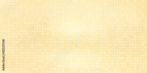 Abstract geometric background with tiles. Beige pixel vector texture. Digital business background. Trend illustration