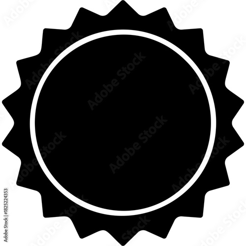 Glyph Solid Platinum Seal Icon