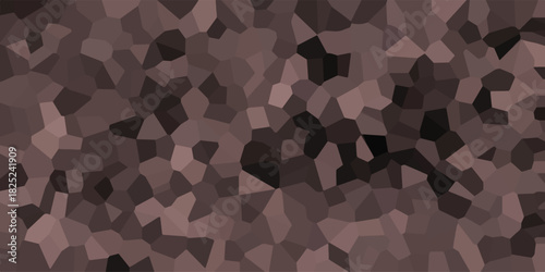 Earthy brown and taupe abstract mosaic with irregular polygonal shapes and subtle variations in tone, offering a sophisticated and textured background for interior design and artistic compositions