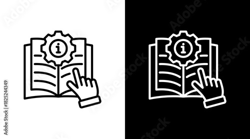 Instructions With Icon Set Design