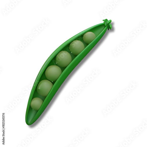 peas isolated on a white background