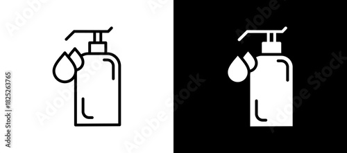 Liquid blackwhite icon