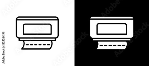 Wipes blackwhite icon