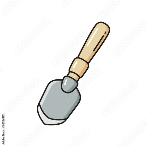 Garden Trowel Tool Illustration