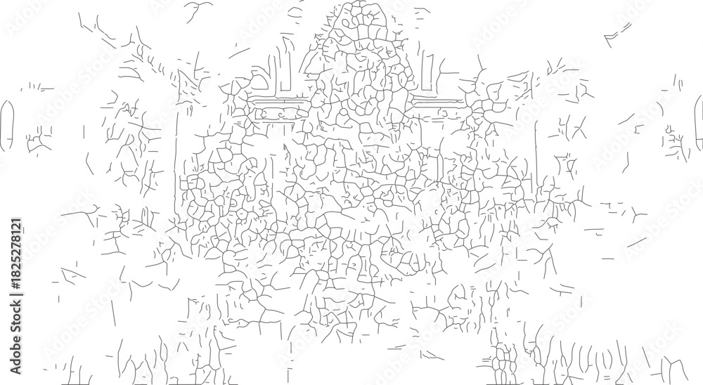 Obraz premium Intricate Abstract Line Art Pattern.