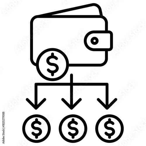 Expense Outline Icon