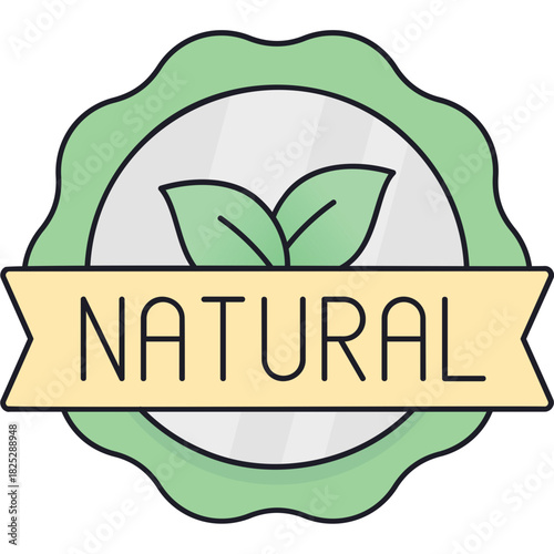 Natural Product Sticker