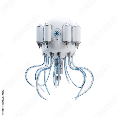 Biohacking Concept – Futuristic Human Enhancement Technology Illustration