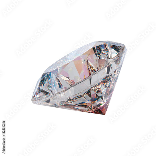 Futuristic Crypto Diamond Icon – Encrypted Blockchain Gem Isolated