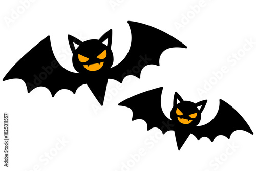 ハロウィンのコウモリ