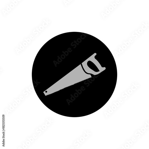 WOOD SAW ICON VECTORS ILLUSTRATION