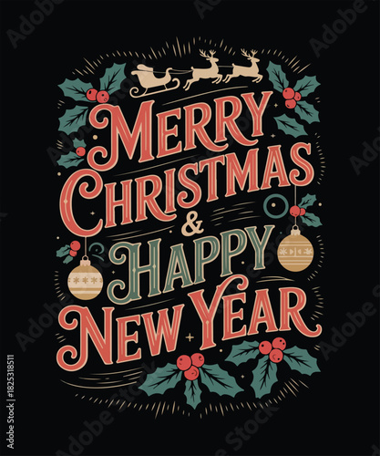 Merry christmas & happy new year 