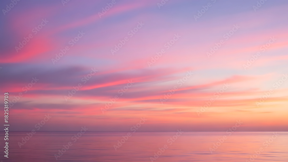 Fototapeta premium sunset over the sea