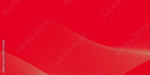 Abstract background with lines and waves. Medium banner size. Element for design. Vector background for brochure, booklet, flyer, poster.