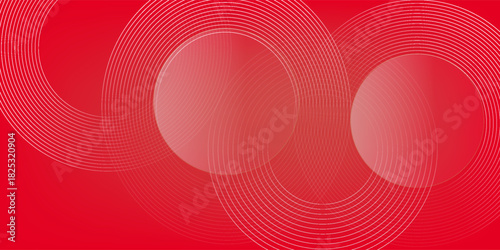Abstract red background with smooth gradients and curved shapes. The red background features a soft, flowing texture.