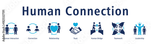 Human Connection Web Banner Duotone