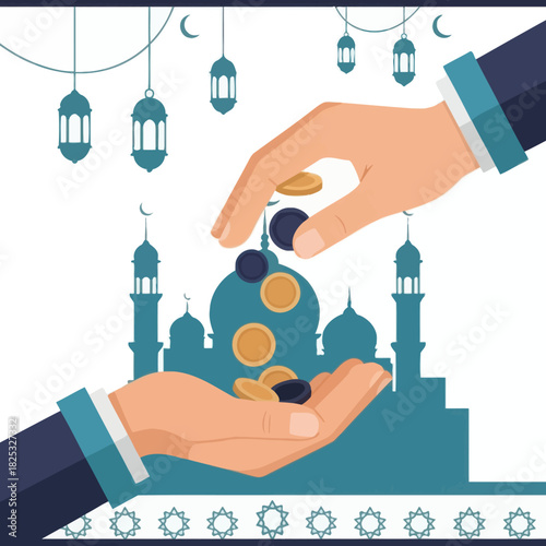 Giving Zakat Donation in Ramadan