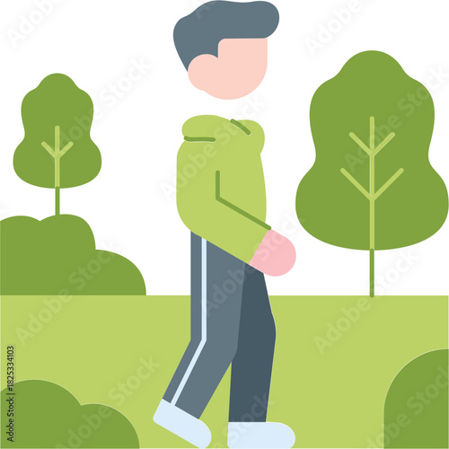 Nature Walk Illustration