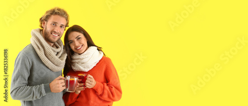 Couple with delicious mulle...
