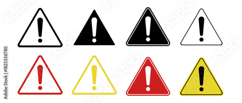 Set of exclamation marks