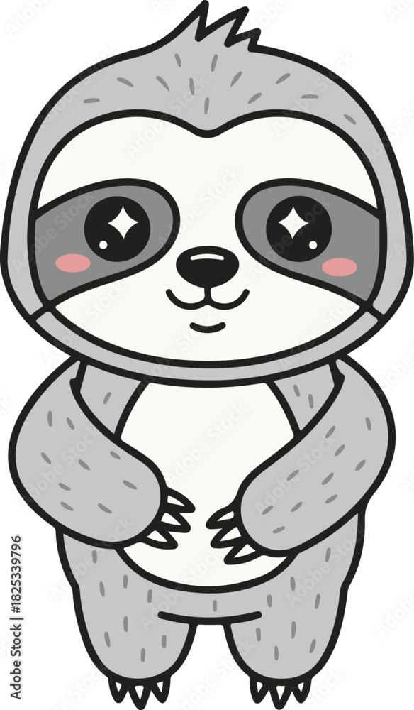 Naklejka premium A sloth 