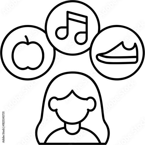 Line Art Lifestyle Icon