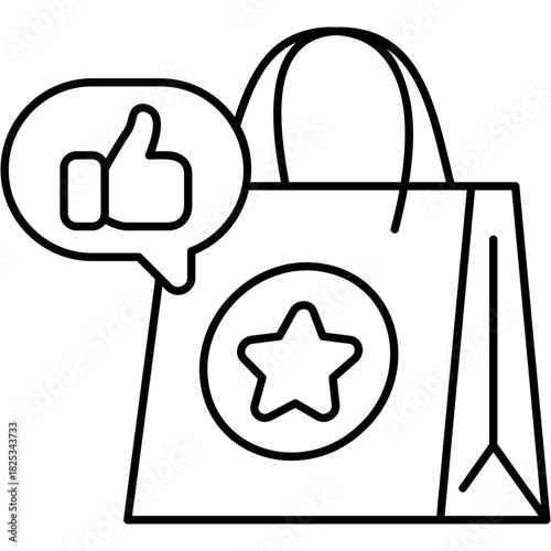 Line Art Recommendation Icon