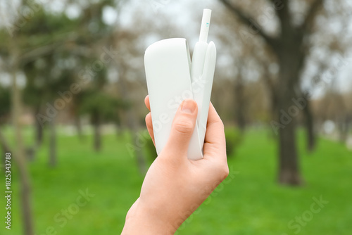 Female hand holding modern ...