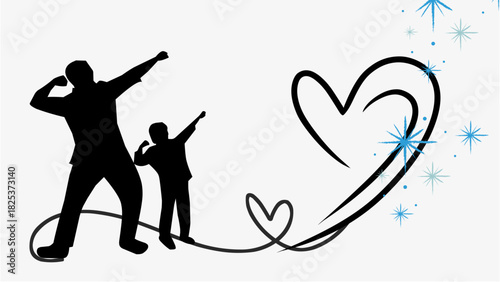 Happy day for mother day father's day 