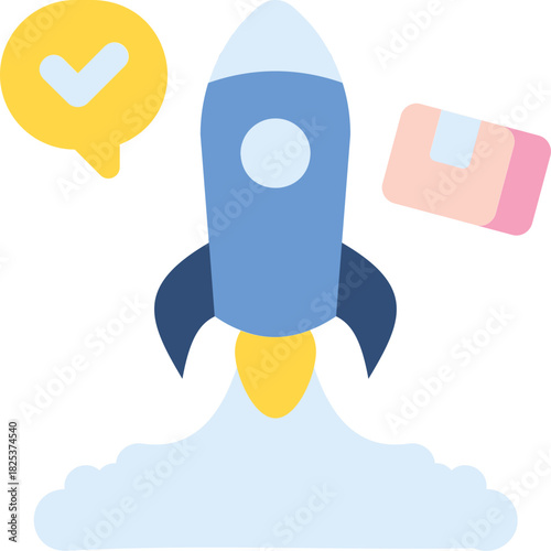 Product Launch Illustration