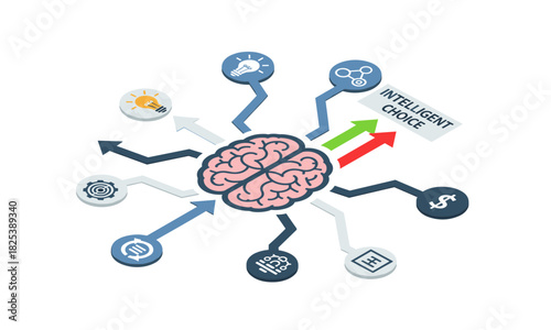 Brainpower drives innovative solutions for business success and intelligent choices, unlocking financial growth and smart technology advancements