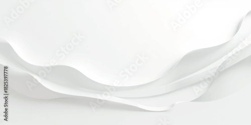 White milk splash isolated on white behind an empty silver metal kitchen utensil