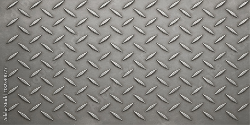 Industrial metal diamond plate texture pattern background