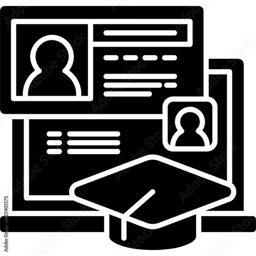 Glyph Solid Study Portal Icon