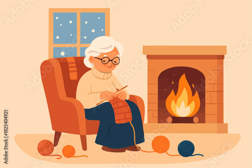 Introvert Knitting Cozy Scarf