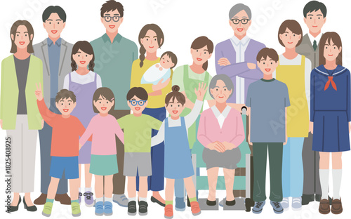 様々な職業の人々