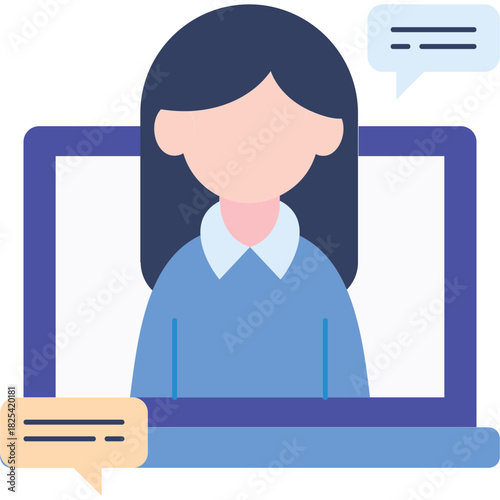 Online Consultation Illustration