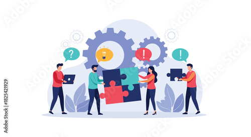 Teamwork and collaboration to solve complex problems and achieve business goals effectively.