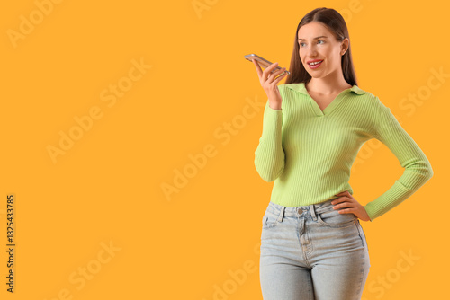 Beautiful young woman with ...
