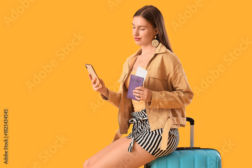 Beautiful young woman with ...