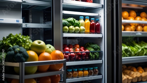 fruit shop in the supermarket